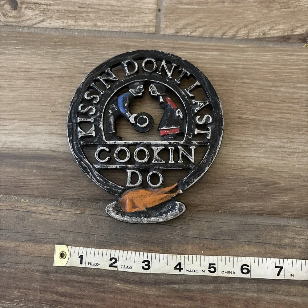 Pennsylvania‎ Dutch Metal Iron Trivet 5.5